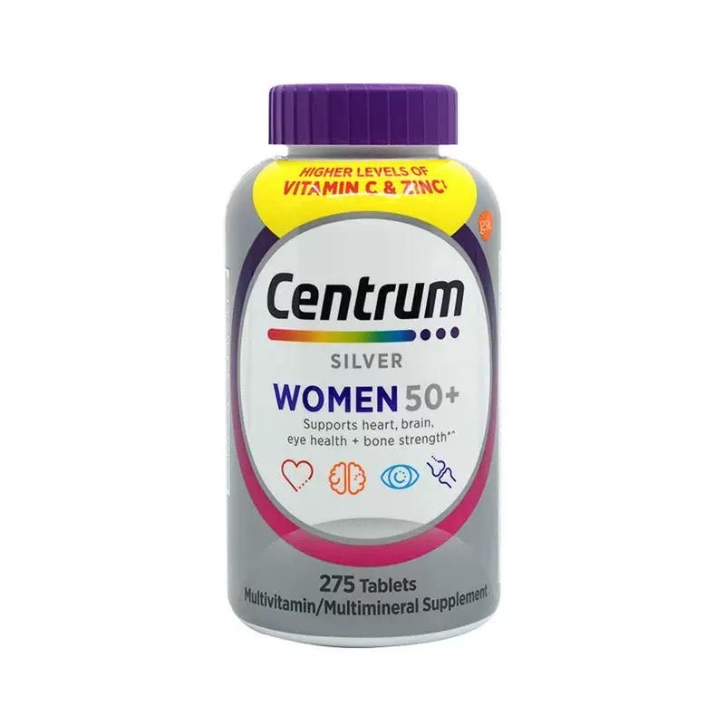 善存 275 capsules Centrum Silver for Women 50+ EXP:07.2027 or 01.2028 Parallel imports — authentic Hong Kong health & beauty