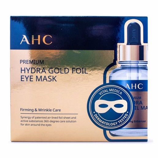 AHC Premium Hydra Gold Foil Eye Mask 5pcs — authentic Hong Kong health & beauty
